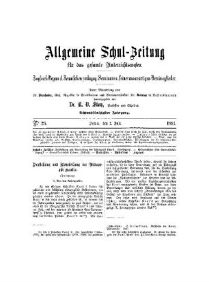 Darstellung und Beurtheilung der Pädagogik Kant's : (Fortsetzung)