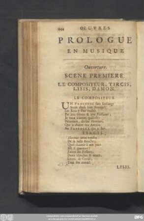 Prologe En Musique