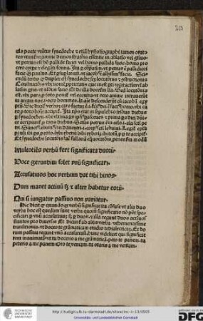 Multotiens verbum fert significata duorum
