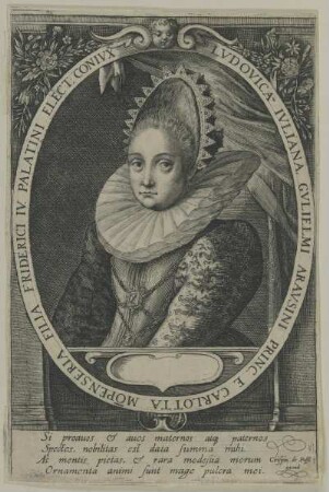 Bildnis der Kurfürstin Luise Juliane von der Pfalz