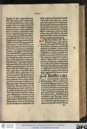 De sancto Silvestro.