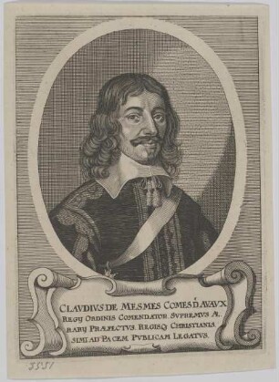 Bildnis des Claudius de Mesmes d'Avavx