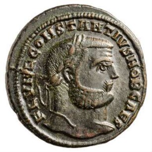 Münze, Follis, 298 - 299 n. Chr.