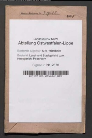 Erblasser: Altrogge, Gertrud, geb. Peitz: