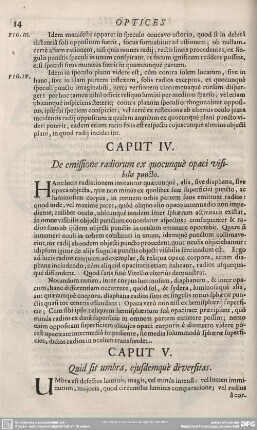 CAPUT V. Quid sit umbra, ejusdemque diversitas.