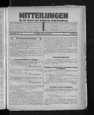 Jahrgang 1930, Hamburg, den 23. November, Nummer 47