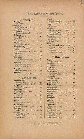 Index generum et specierum