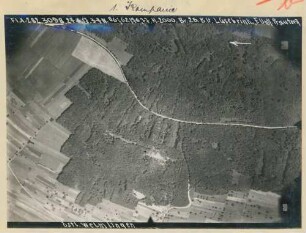 Foto des Sturm-Übungsplatzes der 1. Kompanie östlich von Welmlingen (Luftbild)