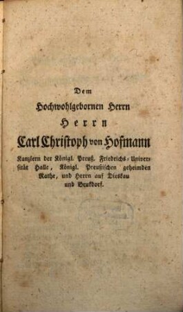Der Landmann oder compendiöse Bibliothek alles dessen was einem deutschen Bauer oder Landwirth zu wissen nütze und gut ist, 1