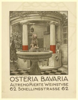 Osteria Bavaria. Altrenommierte Weinstube