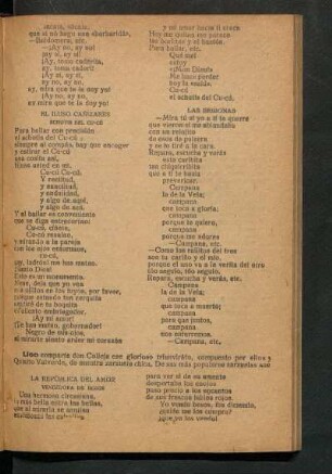 El iluso Cañizares : Schotis del Cu-cú