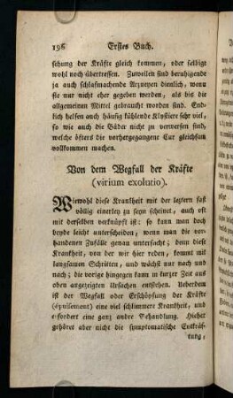 196-204, Von dem Wegfall der Kräfte (virium exolutio)