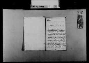 Schreiben von N.N. Nieser, Mannheim, an August Lamey: Entwicklung der Bestände der Mannheimer Bibliothek.