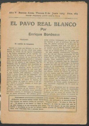 1923028500: El pavo real blanco