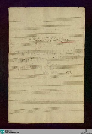 Symphonies - Don Mus.Ms. 1204 : F; DavLa F1