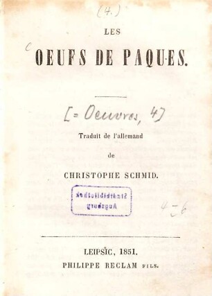 Les oeufs de paques