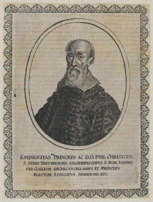 Bildnis des Philipp Christoph Sedis