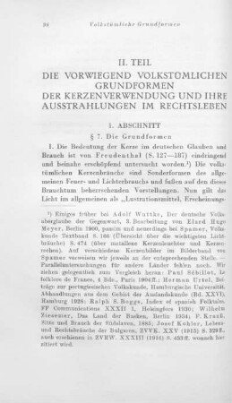 § 7. Die Grundformen