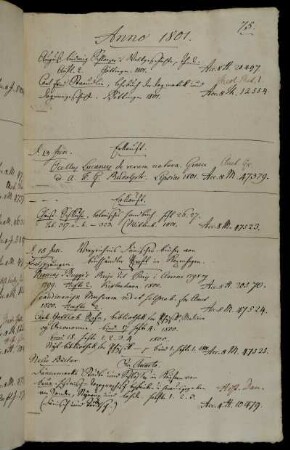 Erkauft. - Verzeichnis Dänischer Bücher von Buchhändler Proft in Kopenhagen.