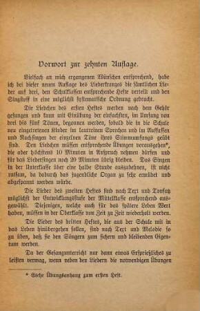 Liederkranz : Sammlung ein- u. mehrstimmiger Lieder für Schule und Leben. Drittes Heft, Für Oberklassen : 5., 6. und 7. Schuljahr