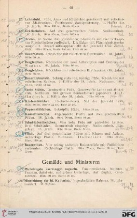 Gemälde und Miniaturen (Nr. 337-345)