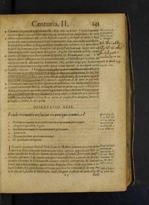Observatio XCIV. Feudi renouatio an faciat ex antiquo nouum?