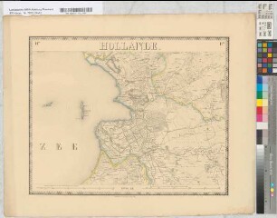 Nouvelle Carte de la Hollande, d'apres Krayenhoff et les meilleures cartes connues. 24 feuilles. Etablissemnt Géographique de Bruxelles, Fondé par Ph. Vander Maelen. Blatt 11. Zwolle.