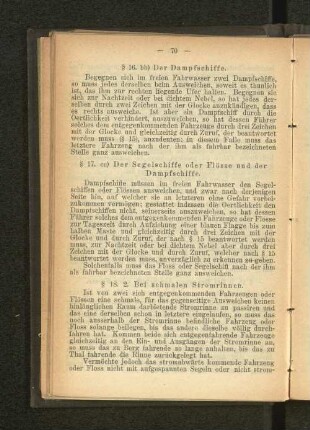 § 17. cc) Der Segelschiffe oder Flösse und der Dampfschiffe.