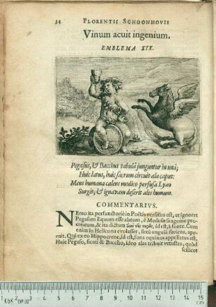 Vinum acuit ingenium. Emblema XIX.