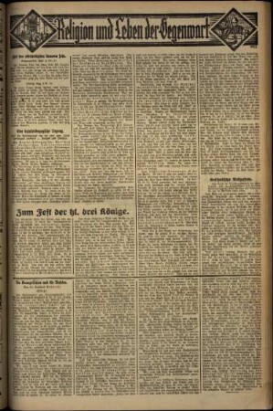Dritte Ausgabe vom Sonntag, den 05. Januar 1930.