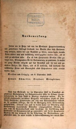 Amtlicher Bericht über die ... Hauptversammlung des Evangelischen Vereins der Gustav-Adolf-Stiftung. 7. 1849