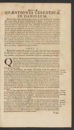 Quaestiones Exegeticae In Danielem.