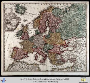 Europa christiani orbis domina in sua imperia regna et status exacte divisa …