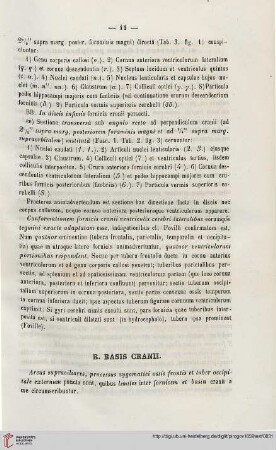 B. Basis Cranii