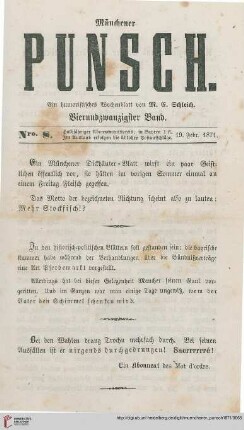 Nro. 8 (19. Februar 1871)
