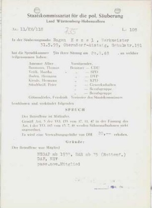 Hezel, Eugen