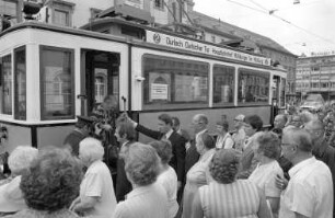 100jähriges Jubiläum der Karlsruher Straßenbahn