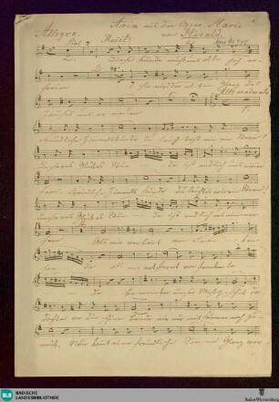 Freundliche Himmelskunde - Don Mus.Ms. 745 : V, strings, winds