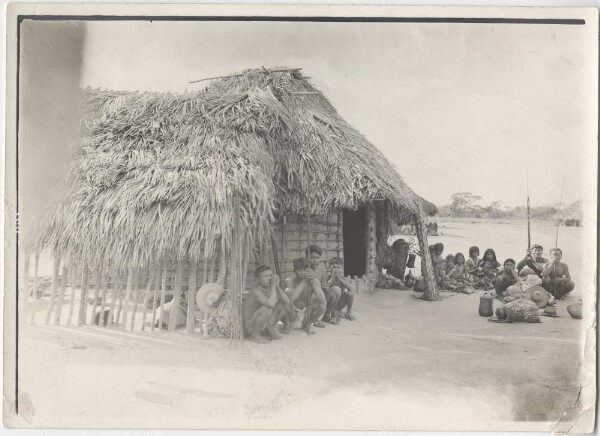 "Aricuna from Alto Majary in front of E. Ule's hut at the Serra do Mel"