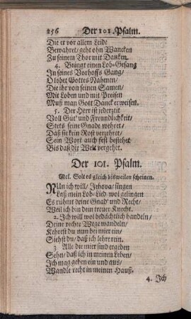 Der 101. - 110. Psalm