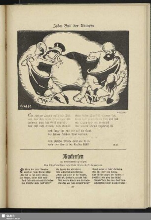 [ohne Titel, zu "John Bull der Vampir"]