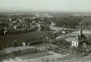 Pillnitz. Blick vom Weinberg auf Schloss Pillnitz