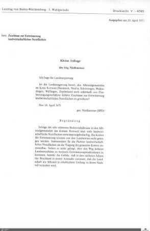 Drucksachen 4501-4800: Anträge, Anfragen, Gesetzentwürfe