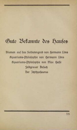 73-95 Gute Bekannte des Hauses