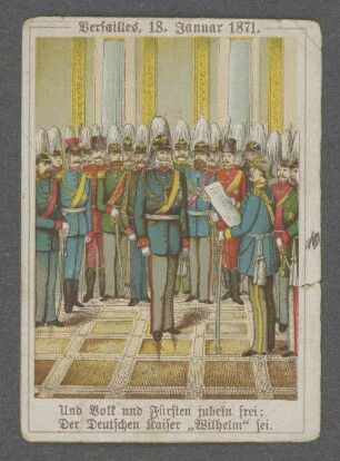 Versailles, 18. Januar 1871.