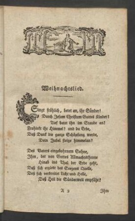 Weihnachtslied.