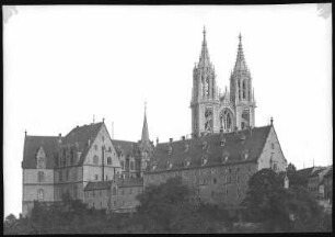 Meißen. Albrechtsburg u.Westtürme d. Doms, Kornhaus