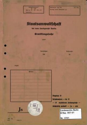 Dokumentensammlung U I 39