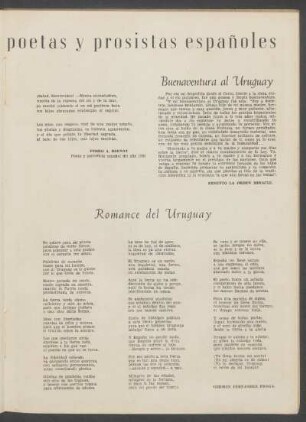 Romance del Uruguay