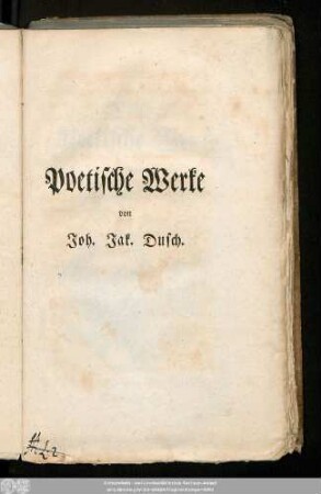 3: Sämtliche Poetische Werke